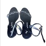 Nina  Black Fabric Rhinestone Shoes Size  7.5 M Photo 1