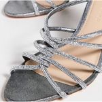 Veronica Beard  Aneesha Crystal Gunmetal Strappy Heel Sandals Sz 8.5 $450 Photo 5