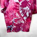 Ralph Lauren XL Top Handmade Tie Dye Pink Blue Spiral Festival Boho Artsy 1754 Photo 9