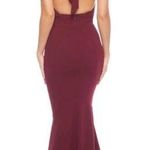Dress the Population Camden Mermaid Hem Evening Gown Maxi Burgundy S Photo 1