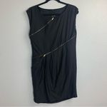 Aryn K . Women's Black Ark Zipper Dress M Photo 2