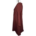 Ann Taylor  SIZE 10 Wool Blend Front Seam Long Sleeve A-Line Back Zip Dress Photo 2