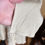 Willi Smith  Cream Open-Front Cotton Blend Crochet Cardigan Size XL Photo 5