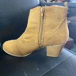 Brash Tan Fringe Heeled Ankle Boots Size 8 1/2 Photo 7