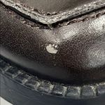 SO  Brown Loafers Chunky Heel with Chain Detail, Y2K, Size 10 Photo 7