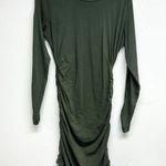 Michael Kors Michael Women Long Sleeved Green Dress Size Medium Photo 0
