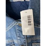 Chico's Platinum Blue Jeans Denim Rhinestone Embellished Western Vest 0/Small Photo 4