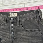 Free People Black Mambo Denim Shorts 25 NWT Photo 3
