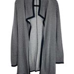Max Mara Giacca Filato Knitting Yarn Silk Cashmere Blend Stripe Cardigan Sweater Photo 2