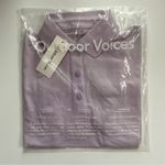 Outdoor Voices Birdie Cropped Polo Morning Glory Size 3X Photo 5