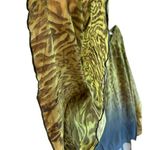 Urban Mangoz Flowy Open Sleeve Leopard Print Summer BOHO Ladies Blouse SZ Medium Photo 5