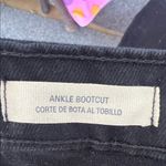 Universal Threads Universal Thread Black Ankle Cropped Bootcut Denim Jean with Frayed Hem Size 14 Photo 7