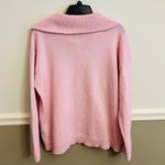 Talbots  Pink Shawl Collar Button V Neck Cotton Mix Pullover Sweater XL Photo 1