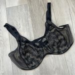 Chantelle Lace Bra revele moi side support womens Black size 34DDDD underwire Photo 0