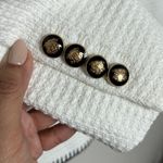 ZARA WOMAN CONTRAST TRIM SEAMED STRAIGHT CUT BLAZER Photo 7