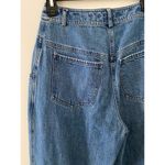 Michael Kors Collection Tapered Y2K 90s Style Front Pleated Blue Jeans Denim 0 Photo 7