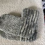 Hand Made Knitted Stocking Slippers Grey White Gray Size undefined Photo 2