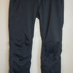 prAna  Pants Size 6 Halle Straight Leg Cargo Coal Black Convertible Women Photo 0