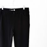 Betabrand [] Black Classic Ponte Knit Straight Leg Stretch Dress Pants Work Sz XL Photo 6