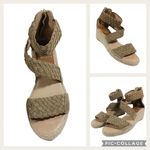 Kanna Myra Espadrille Sandals $165 size 37 US 6.5/7 S2626 Green Photo 1