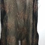 Zuliana bronze sequence shimmer mesh dress with slits Made in USA. New With Tags Black Size undefined Photo 1