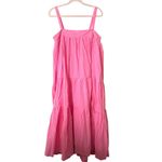 ARAMINTA JAMES Sunset‎ Tiered Maxi Dress Pink NWT 10/M Size M Photo 2