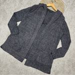 Barefoot Dreams  CozyChic Lite Resort Knit Longsleeve Cardigan Hooded Gray Size L Photo 2