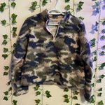 Target Fuzzy Quarter Zip Crop Crewneck Photo 4