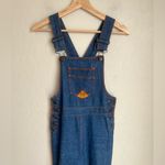 Faded Glory  Vintage 70s Hippie Groovy Denim Jean Overalls Blue Photo 3