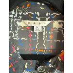 CAbi  #129 Long Sleeve Button Down Shirt size Large Sheer Festival Blouse Womens Photo 1