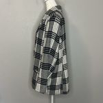 Nasty Gal Oversized Fit Black/White Plaid Blazer Size 0 Photo 3
