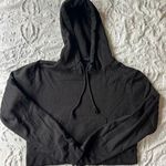 John Galt Black S Cropped Hoodie Photo 0