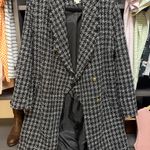 Black and white houndstooth jacket Size M Photo 0
