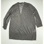 Loft  Gray Long‎ Button Front Cardigan Sweater Classic Layering Essential L Photo 5