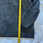 Gray quilted quartered button up layer Photo 1