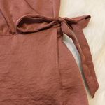 EXPRESS | V-neck Criss Cross Back Front Tie Blouse Photo 5