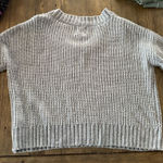 Lizard Thicket  Sweater Knit Crop Grey Photo 0