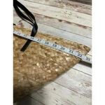 Straw Purse Bag Shoulder Crossbody Coastal Beachy Tan Photo 7