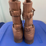 Dream Paris DREAM PAIRS Women's Winter Combat Boots Comfortable Outdoor Lace-Up Mid Calf 7.5 Photo 8