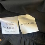 Monica Nera Black High Waist Paperbag Pants Belt Tie Classy Sophisticated Pocket Size 6 Photo 6