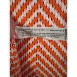 ZARA  Knit Maxi Dress Orange White Chevron Pattern Sleeveless Tank Size S Resort Photo 1