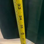 Chico's NWT Chico’s Faux Leather Wide Leg Cropped Pants  Dark Green Size Large/14 Photo 5