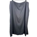 Universal Standard  Lynn Luxe Pencil‎ Twill Skirt Size 20 Business Work Black Photo 8