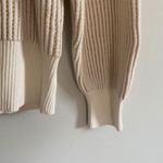 Splendid  Cream and Metallic Gold Knit Sweater Photo 8