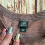 Wild Fable Women’s Short Sleeve Crew Neck Brown Camo Crop Top Size XL Photo 5