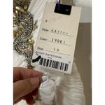 Mac Duggal  Bustier Gown White Beaded Embellishments Size 10 NWT 64330 Wedding Photo 7