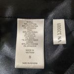 7th Avenue New York & Co denim like tweed ribbon trimmed tailored blazer size S Blue Photo 13