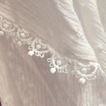 Anthropologie Liv Los Angeles Ivory Embroidered Empire Waist Shirt Size L Yellow Size L Photo 6