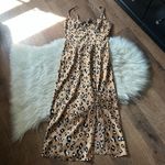 Lulus LULU’S Known To Be Wild Tan Leopard Print Satin Slip Dress Photo 2