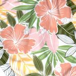 Xhilaration Xhiliration Juniors High Leg Low Waist Floral Tropical Bikini Bottom L 8-10 New! Photo 4